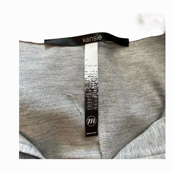 Kensie Womens Gray Cybercore Edgy Vaporwave Sequin Slouchy Dress - Picture 9 of 11